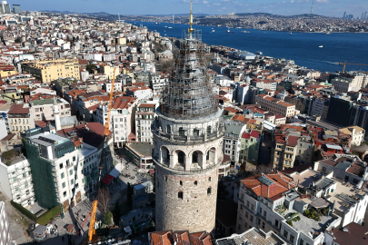 Galata Kulesi’nde nefes kesen restorasyon