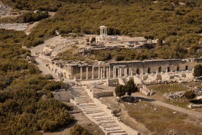 Kibyra Antik Kenti’nin gözbebeği Medusa mozaiği sezonu açtı