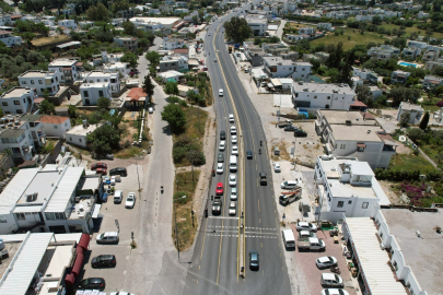 Bodrum’un yolları yenilendi