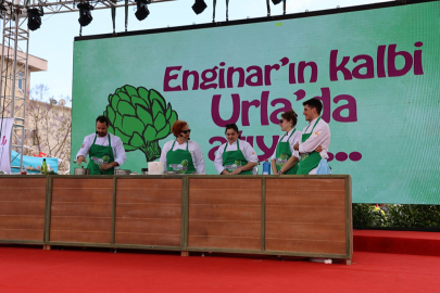 Urla ekonomisine Enginar Festivali dopingi