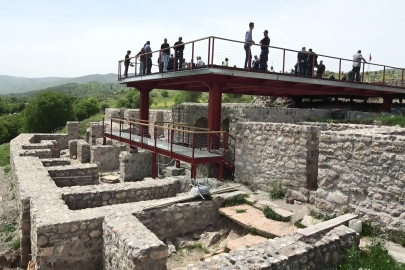 Hadrianopolis’teki bin 600 yıllık Roma Hamamı cam teras ile korunuyor