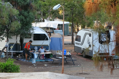 Karavan ve çadır tatilini 40 bin kişi tercih etti