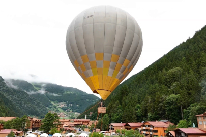 Uzungöl'ü balondan izleyecekler