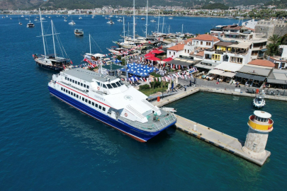 Marmaris-Fethiye deniz otobüsü seferleri başladı