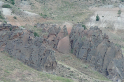 Kars'ın 'peri bacaları' görenleri hayran bırakıyor