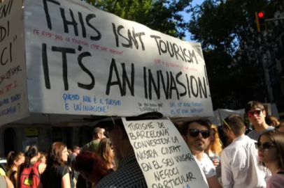 Tourism protest in Barcelona: Thousands of people took to the streets