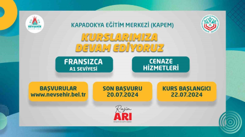 KAPEM’de 2 yeni kurs açılacak