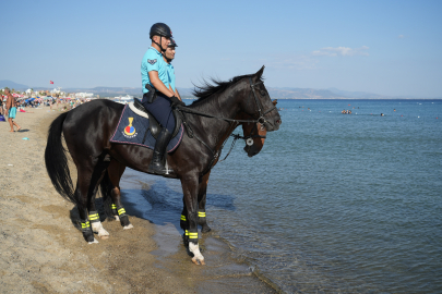 Atlı jandarmalar, plajların güvenliğini sağlayacak