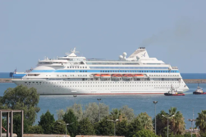 The Astoria Grande cruise ship arrived in Samsun with 1,036 passengers