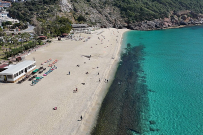 Alanya'da Yazdan Kalma Günler Yaşanıyor